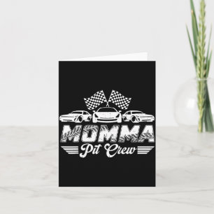 Tarjeta Cumpleaños de Momma t Crew Amante de Coche de Carr