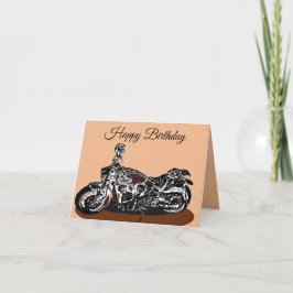 Tarjeta Cumpleaños de Moto India
