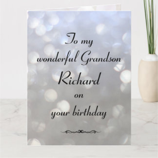 Tarjeta Cumpleaños de nietos personalizado