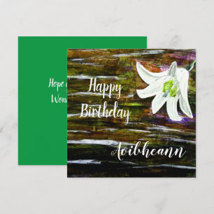 Tarjeta Cumpleaños de nombre personalizado