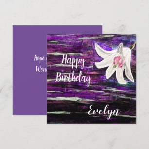 Tarjeta Cumpleaños de nombre personalizado