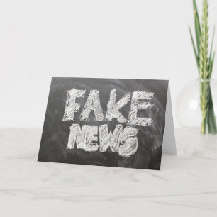 Tarjeta Cumpleaños de noticias falsas