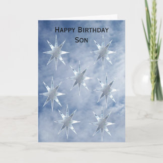 Tarjeta Cumpleaños de nubes personalizadas