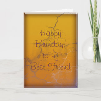 Tarjeta Cumpleaños de oro quemado