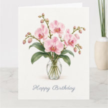 Cumpleaños de Orquídea Rosa