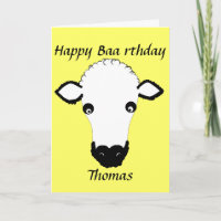 Cumpleaños de ovejas divertidas, cumpleaños de bar