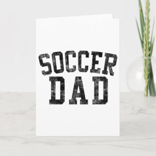 Tarjeta Cumpleaños de Papá Fútbol Clic Fuente Negrita Papá