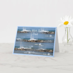 Tarjeta Cumpleaños de Papá Personalizado del Océano