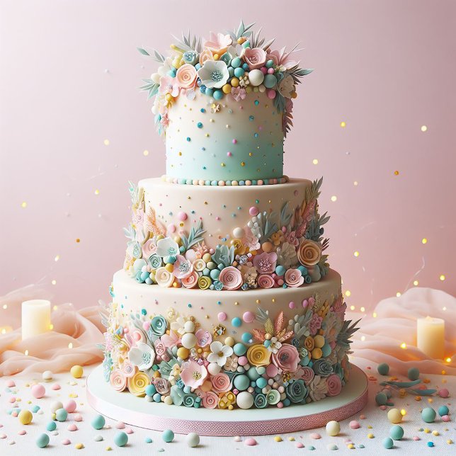 TARJETA CUMPLEAÑOS DE PASTEL DE ELABORACIÓN (Subido por el creador)