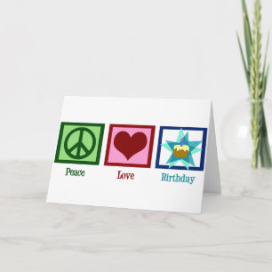 Tarjeta Cumpleaños de Paz Amor