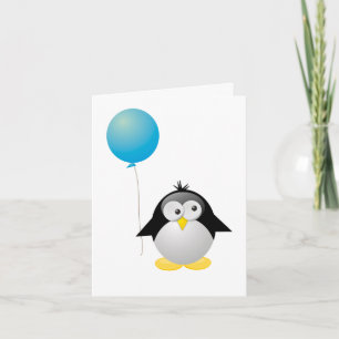 Tarjeta Cumpleaños de Penguin