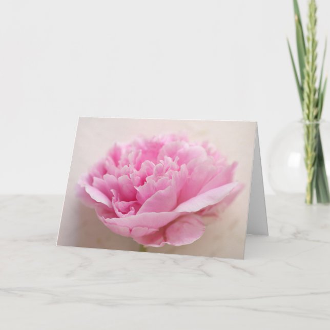 Tarjeta Cumpleaños de Peony closet (Anverso)