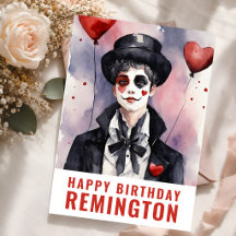 Cumpleaños de personaje mimo elegante