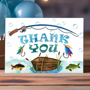 Tarjeta Cumpleaños de pesca o-pescialmente gracias
