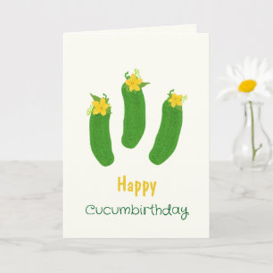 Tarjeta Cumpleaños de Pickle & Fresh Collection