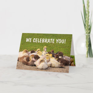 Tarjeta Cumpleaños de Pile O' Ducks