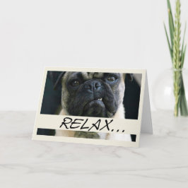 Tarjeta Cumpleaños de Pug Dog