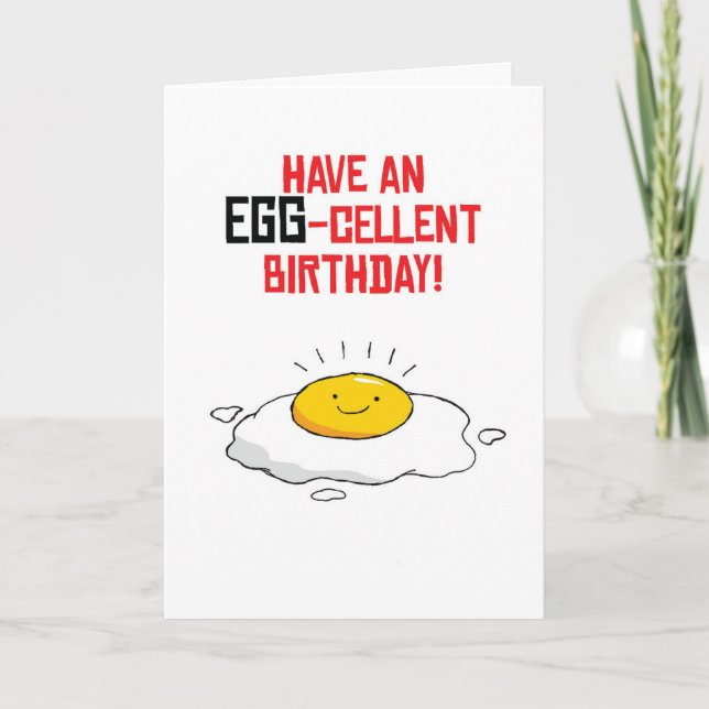 Tarjeta Cumpleaños de Puns-Egg (Anverso)