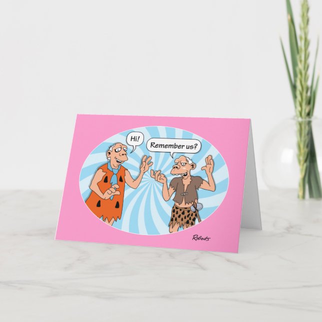 Tarjeta Cumpleaños de Recuerdos divertidos (Anverso)