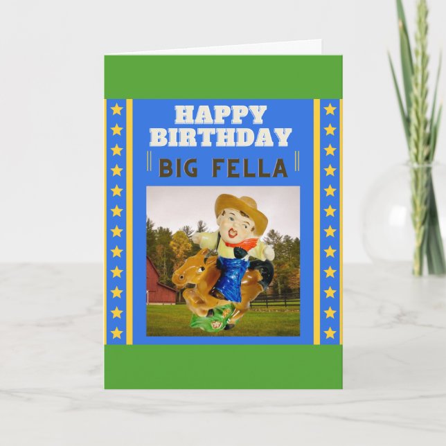 Tarjeta ¡Cumpleaños de Rootin' Tootin! (Anverso)