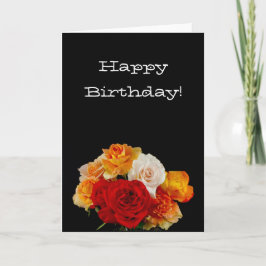 Tarjeta Cumpleaños de Rose Bouquet