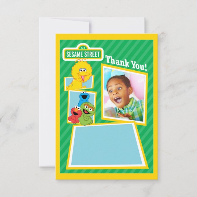 Tarjeta Cumpleaños de Sésamo Street Personal Pals (Anverso)