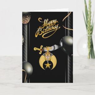 Tarjeta Cumpleaños de Shriners