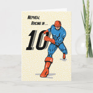Tarjeta Cumpleaños de Superhéroe del Sobrino 10