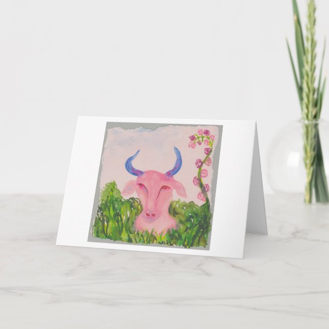 Tarjeta Cumpleaños de Taurus (Anverso)