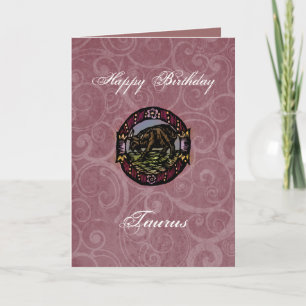 Tarjeta Cumpleaños de Taurus