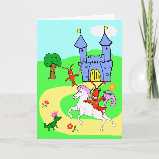Tarjeta Cumpleaños de un niño caprichoso (Anverso)
