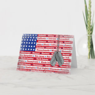 Tarjeta Cumpleaños de un soldado militar