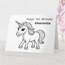 Cumpleaños de Unicornio Lindo Jumbo Actividad para