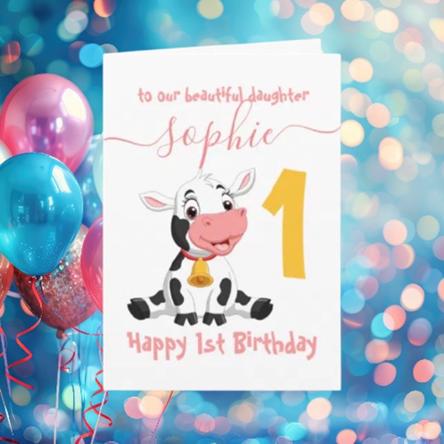 Tarjeta Cumpleaños de Vaquera Linda (If you're looking for something unique and charming, this cow birthday card is a must-see!)