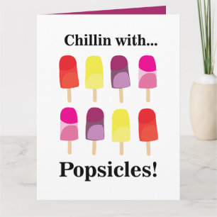 Tarjeta Cumpleaños de verano colorido de paleta