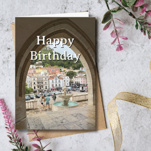 Tarjeta Cumpleaños de viaje Portugal Diversión Foto 