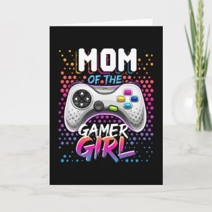 Tarjeta Cumpleaños de Videojuegos de la Mamá de la Chica G