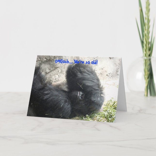 Tarjeta Cumpleaños de viejos amigos (Anverso)