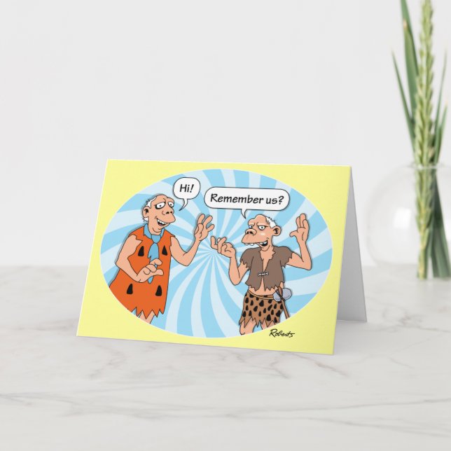 Tarjeta Cumpleaños de viejos amigos de secundaria (Anverso)