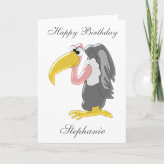 Tarjeta Cumpleaños de Vulture