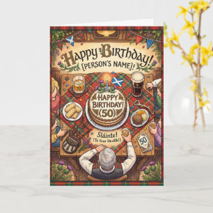Tarjeta Cumpleaños de Whisky Escocés
