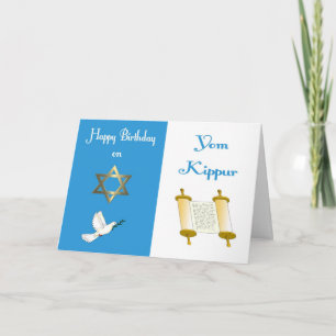 Tarjeta Cumpleaños de Yom Kipur