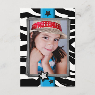 Tarjeta Cumpleaños de Zebra