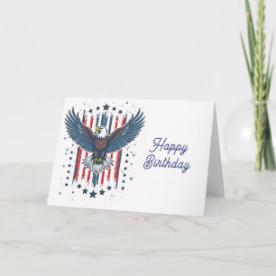 Tarjeta Cumpleaños del Águila Vintage