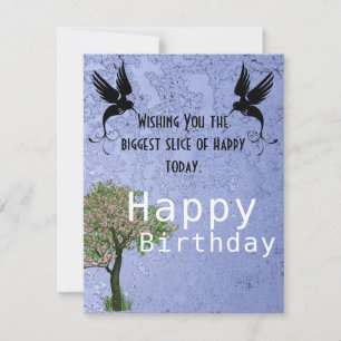 Tarjeta Cumpleaños del amante de los pájaros