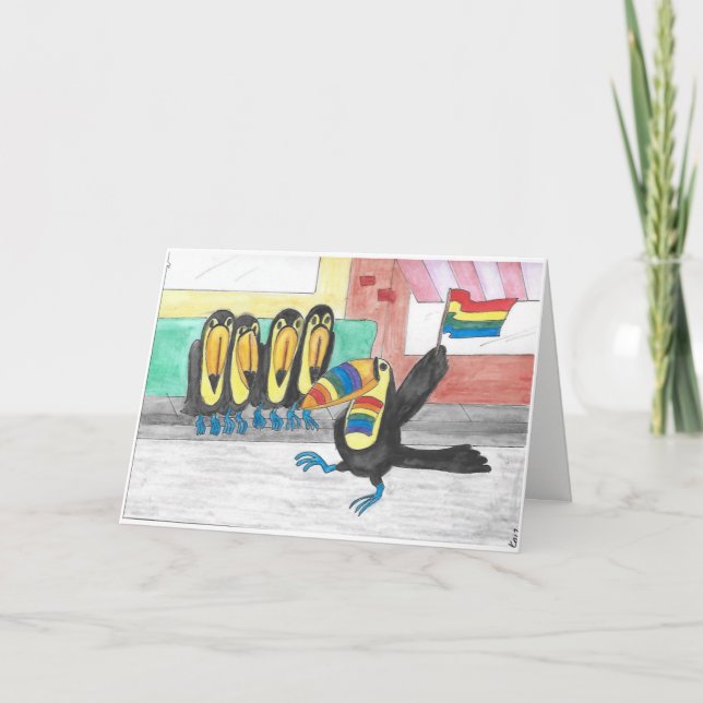 Tarjeta Cumpleaños del Arcoiris (Anverso)