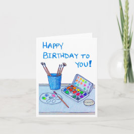 Tarjeta Cumpleaños del Artista