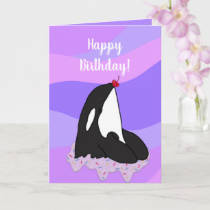 Tarjeta Cumpleaños del asesino de ballenas personalizable