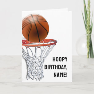 Tarjeta Cumpleaños del baloncesto