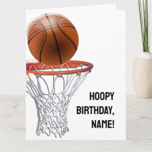 Tarjeta Cumpleaños del baloncesto